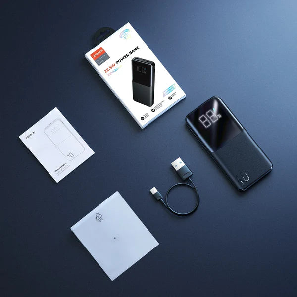 Joyroom JR-QP191 10000mah 22.5W Fast Charging Powerbank With LCD Display Joyroom JR-QP191 10000mah 22.5W Fast Charging Powerbank With LCD Display